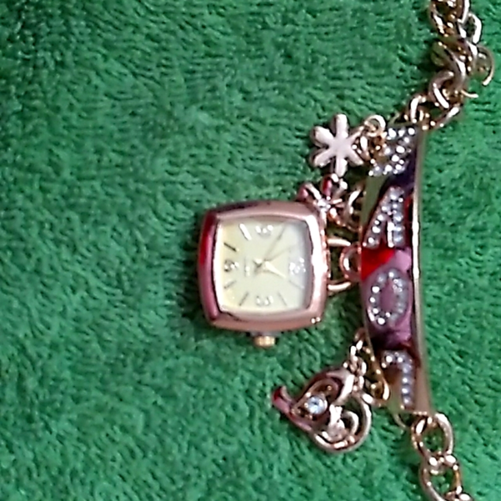 A lady's bracelet watch.